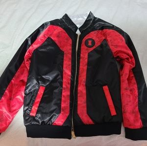 NWOT Kids Disney Black Widow Reversible Jacket. Size 11/12.